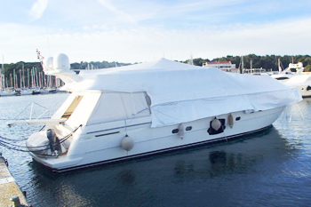 Overlay of vessel - shrink wrap